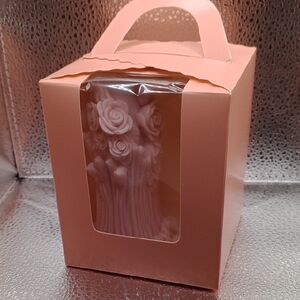 🦩 BaRich Candle For Life 💕 Elegant Pink Rose Candle Set